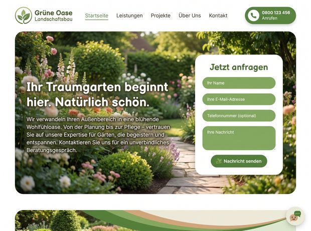 Gartenbau Website von Elyoss