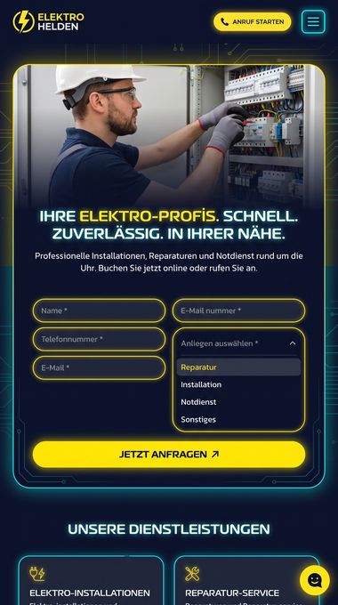 Elektro Website von Elyoss